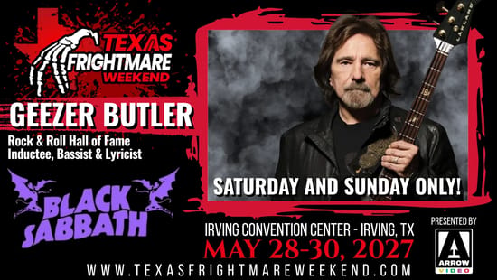 Geezer Butler at Texas Frightmare Weekend