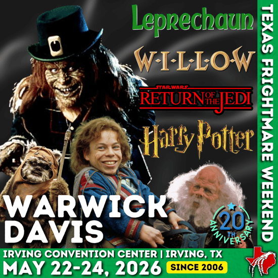 Warwick Davis at Texas Frightmare Weekend